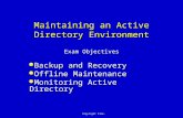 Fast Track 5 Managing an Active Directory Environment