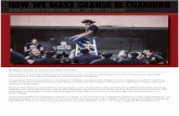 How We Make Change is Changing