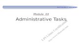 Module 03 - Administrative Tasks