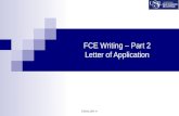 Writing Folder-FCE Workshop-Letter of Application