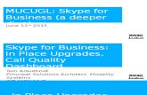 MUCUGL: Skype for Business (a deeper dive)