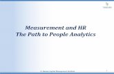 Measurement and HR, the Path to People Analytics