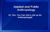 Applied Anthropology 1