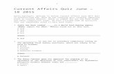 Current Affairs Quiz June-18