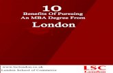 Benefits Of Studying MBA In London