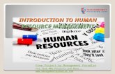 PPT on Introduction to Human Resource Management