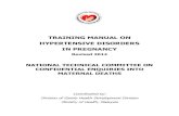 Training Manual on Hypertensive Disorders in Pregnancy