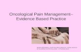 Oncological Pain Management EBP