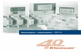 Klemsan Automation Catalogue 2014
