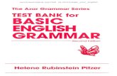 Test Bank for Basic English Grammar