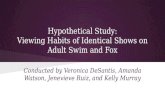 Pilot Study: Viewing Habits of Identical Shows on Adult Swim and Fox
