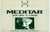 Karlfried Graf Dukheim - Meditar, Porque y Como