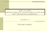 MCA 109 Unit 3 Part i Staffing EVE