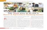 Agriculture, Rural Banking and Priority Sector Lending in India- New opportunities and Horizons