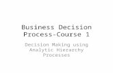 Curs 1 Business Decision Processes