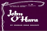 John O'Hara (Pamphlets on American Writers)