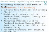 1.0 Fundamentals of Machining (a)