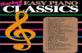 [Sheet Music Easy Piano] Classics piano