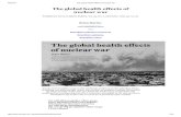 The Global Health Effects of Nuclear War