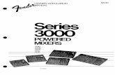 SERIES 3000 PoweredAmplifiers Manual