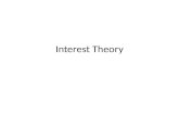 7. Interest Theory