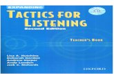 Tactics for Listening 2nd Edition Teacher's Book