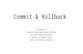 Commit & Rollback