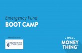 Emergency Fund Boot Camp