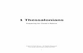 1 Thessalonians: Preparing for Christ's Return