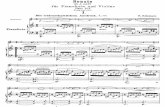 Violin Sonata No. 1 in a Minor, Op. 105 - Piano