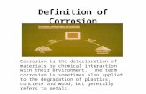 Definition of Corrosion11