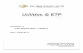Utilities Report PARCO