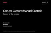 508 Camera Capture Manual Controls