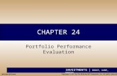IAE Chap 24 Portfolio Performance Evaluation