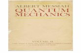 Quantum Mechanics Albert Messiah