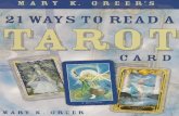 21 ways to read a tarot card