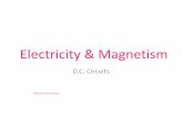 Ch 5 - EM - (c) D.C. Circuits