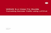 WiNG 5.X How-To - Tunneling Remote Traffic Using L2TPv3