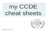 CCDE Cheat Sheets