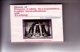 Theory of Power Cable Accessories, Cable Installation and Te