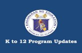 K to 12 Program Updates_March 9, 2015-Usec. Ocampo