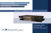 LTRT-89712 Mediant 3000 SIP User's Manual Ver. 6.4