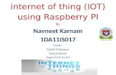 Raspberry Pi IOT