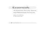 Cohen 2004 Essential of Statistics for Social Sciences