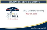 EDU VSO Quarterly Briefing 05212015