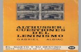 Albiac Gabriel Louis Althusser Cuestiones Del Leninismo