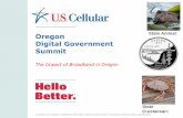 Oregon DGS 15 Presentation - Impact of Broadband in Oregon Jeff Heckman