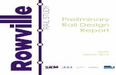 Rowville Rail Study Preliminary Rail Design Report Part1