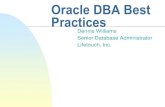 Oracle DBA Best Practices