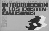 Mounier Emmanuel-Introduccion a Los Existencialismos-editorial Guadarrama